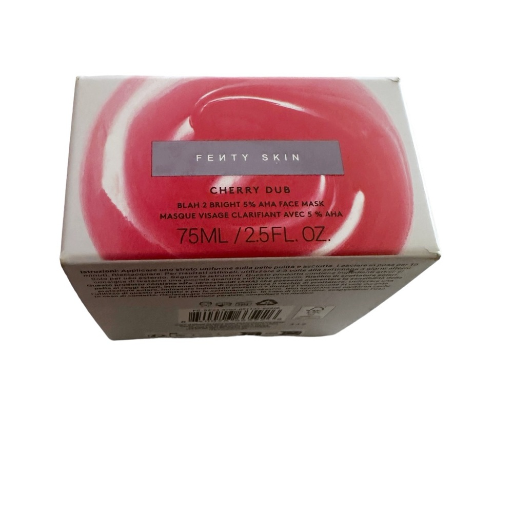 NWT Fenty Skin Cherry Dub Blah 2 Bright 5% AHA Face Mask